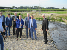 Einweihungsfeier mit Umweltminister Glauber in Eurishofen; Quelle: Wasserwirtschaftsamt Kempten Einweihungsfeier mit Umweltminister Glauber in Eurishofen; Quelle: Wasserwirtschaftsamt Kempten